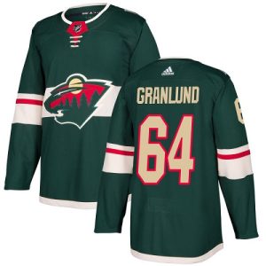 Herren Minnesota Wild Eishockey Trikot Mikael Granlund #64 Authentic Grün Heim